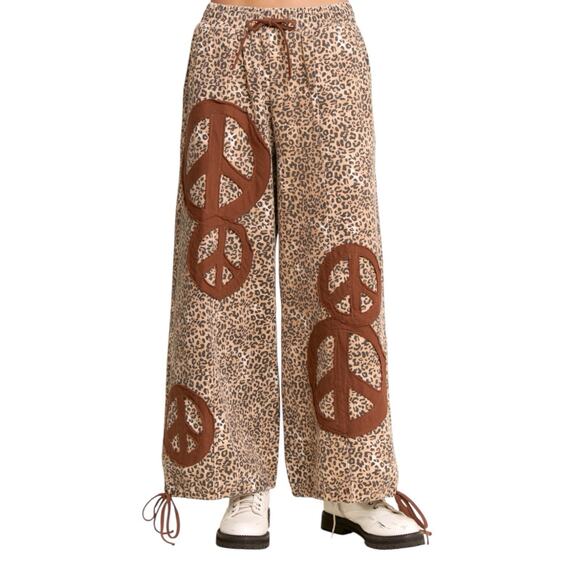 Boutique Boho Pants Women’s Size 2x size 18 Wide Leg Bohemian Hippie Artsy fall - Picture 2 of 6
